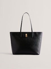 Ted Baker Black Londonn Padlock Tote Bag - Image 1 of 5