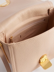 Ted Baker Brown Lock Detail Imilda Small Satchel Bag - Image 5 of 5