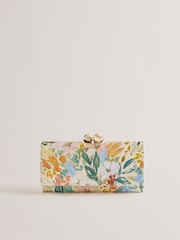 Ted Baker Cream Meadela Painted Meadow Bobble Purse - Image 1 of 4