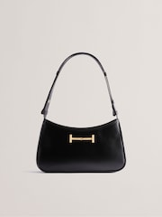 Ted Baker Black Edalli Equestrian Baguette Bag - Image 3 of 6