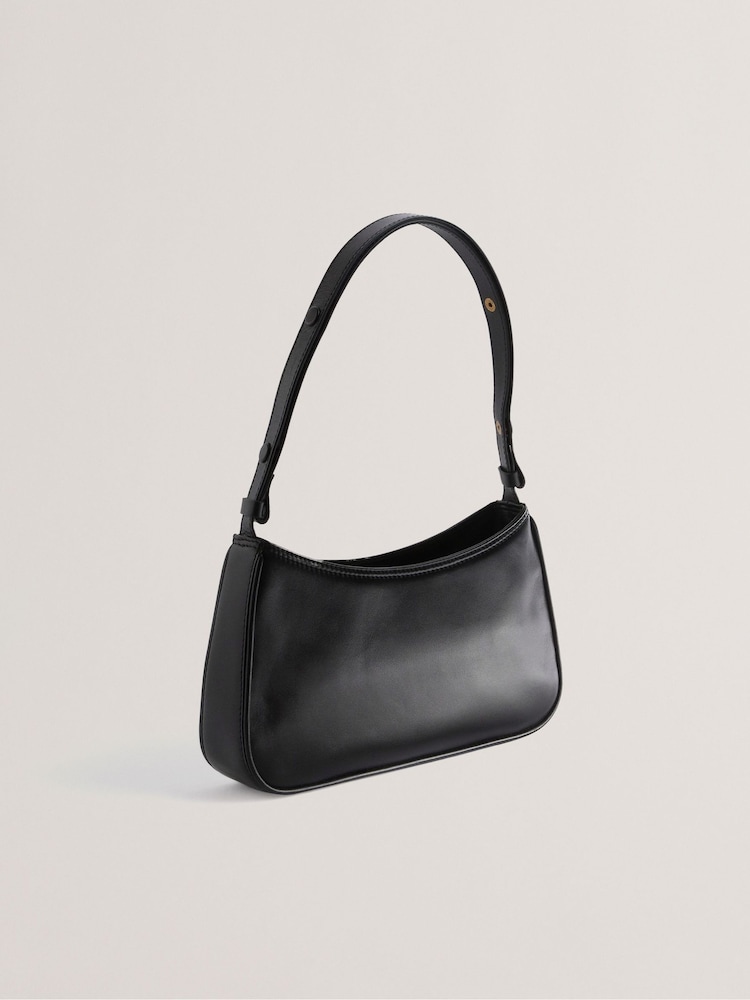 Ted Baker Black Edalli Equestrian Baguette Bag - Image 6 of 6