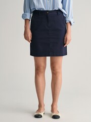 GANT Blue Chino Skirt - Image 1 of 5