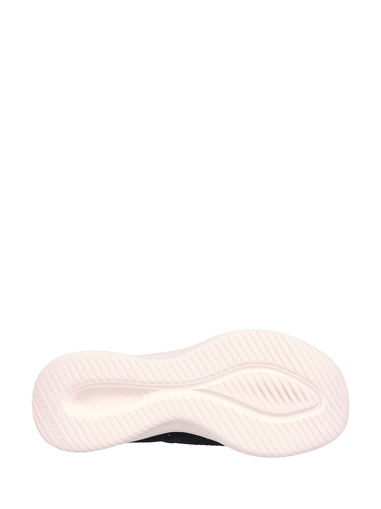 Skechers Black Womens Ultra Flex 3.0 Slip In Trainers - Image 3 of 3