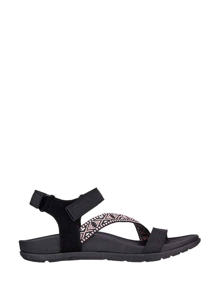 Skechers Black Reggae Lite Beachy Sunrise Sandals - Image 1 of 3