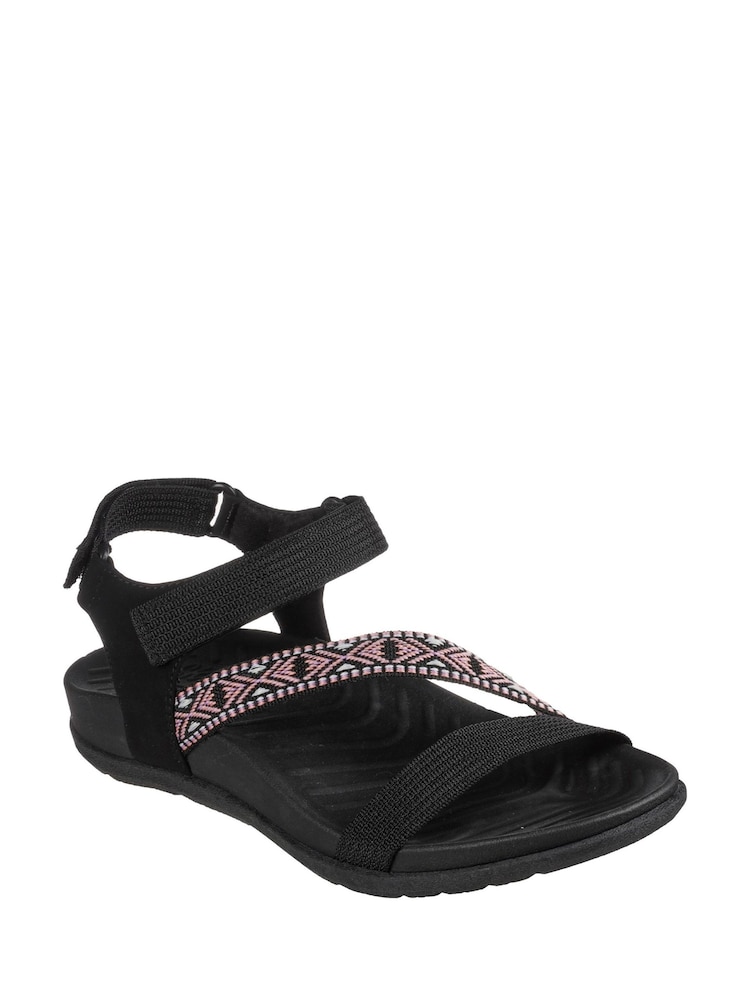 Skechers Black Reggae Lite Beachy Sunrise Sandals - Image 2 of 3