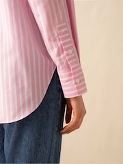Ro&Zo Stripe Cotton Split Front Shirt - Bild 3 von 6