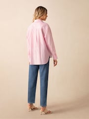 Ro&Zo Stripe Cotton Split Front Shirt - Bild 4 von 6