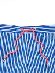 The Savile Row Company Green Navy Palm Print Recycled Swim Shorts - Image 2 of 2
