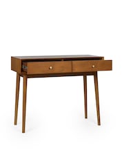 Julian Bowen Ash Lowry Writing Desk With 2 Drawers - Image 4 of 5