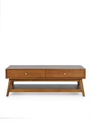 Julian Bowen Ash Lowry 2 Drawer Coffee Table - Image 3 of 6