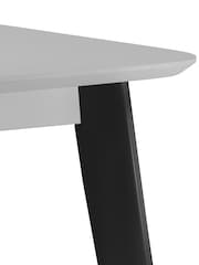 Julian Bowen Grey and Black Casa Rectangular Dining Table - Image 6 of 6