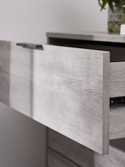 Julian Bowen Grey and Oak Bali 4 Drawer Chest - Image 6 of 6