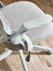 Julian Bowen Grey Juno Office Chair - Image 3 of 6