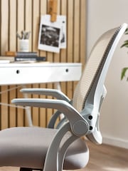 Julian Bowen Grey Juno Office Chair - Image 4 of 6