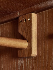 Julian Bowen Ash Lowry Double 1 Drawer Wardrobe - Image 6 of 6