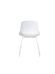 Julian Bowen White Set Of 2 Rocco Chairs - Image 3 of 4