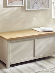 Julian Bowen Elephant Grey Richmond Storage Bench - Image 2 of 6