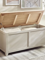 Julian Bowen Elephant Grey Richmond Storage Bench - Image 3 of 6