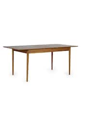 Julian Bowen Ash Lowry Extending Dining Table With 2 Drawers - Image 2 of 6
