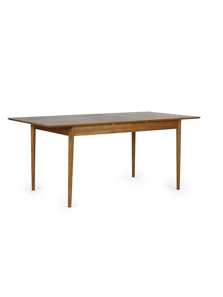 Julian Bowen Ash Lowry Extending Dining Table With 2 Drawers - Image 2 of 6