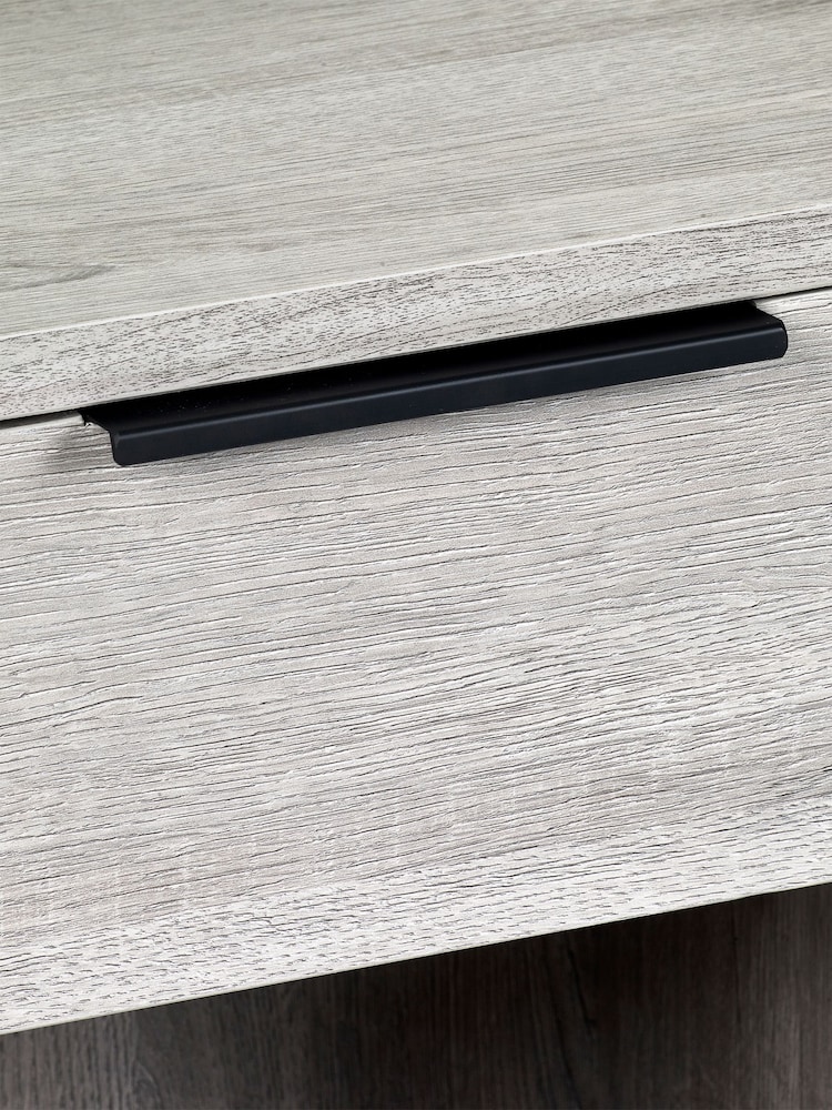 Julian Bowen Grey Oak Bali 1 Drawer Bedside Table - Image 6 of 6