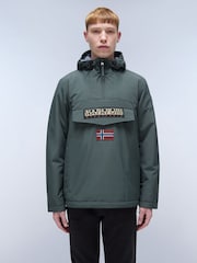 Napapijri Green Rainforest Ripstop Anorak Jacket - Image 1 of 7