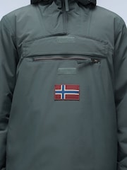 Napapijri Green Rainforest Ripstop Anorak Jacket - Image 4 of 7