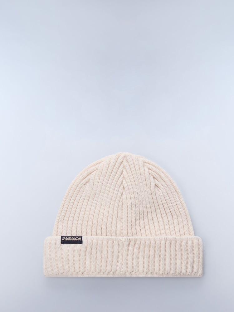 Napapijri Cream Vispa Beanie - Image 2 of 4