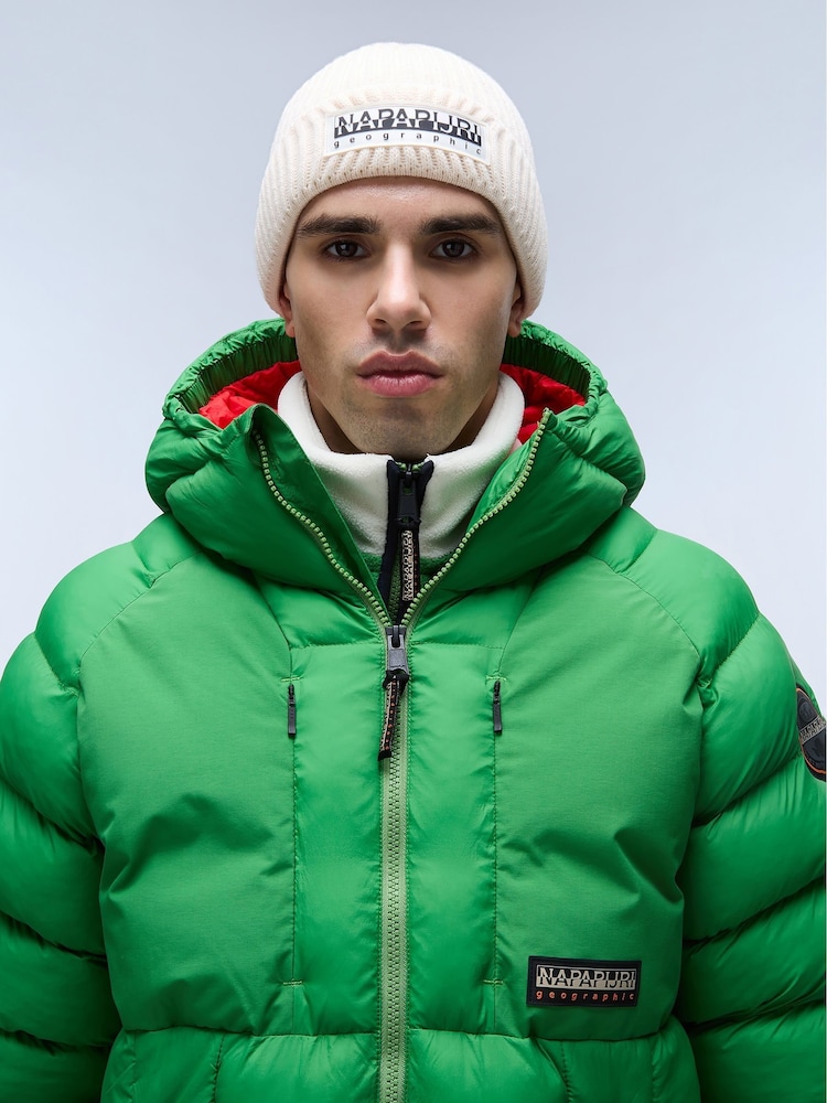 Napapijri Cream Vispa Beanie - Image 4 of 4