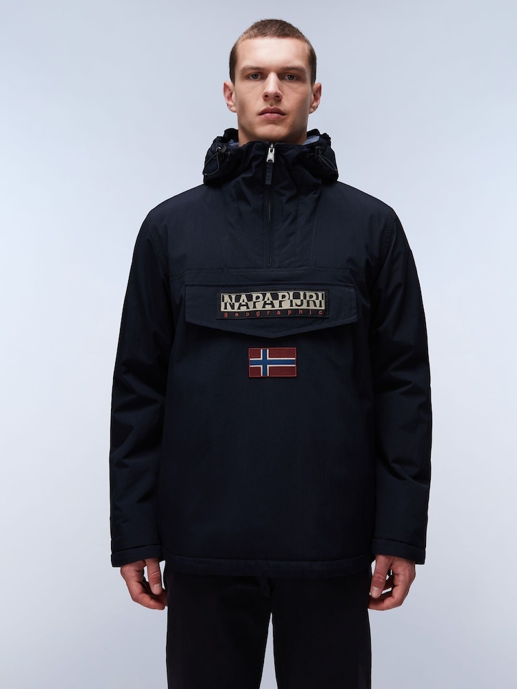 Napapijri Rainforest Ripstop Anorak Μαύρο Μπουφάν/Πανωφόρι - Image 1 of 9