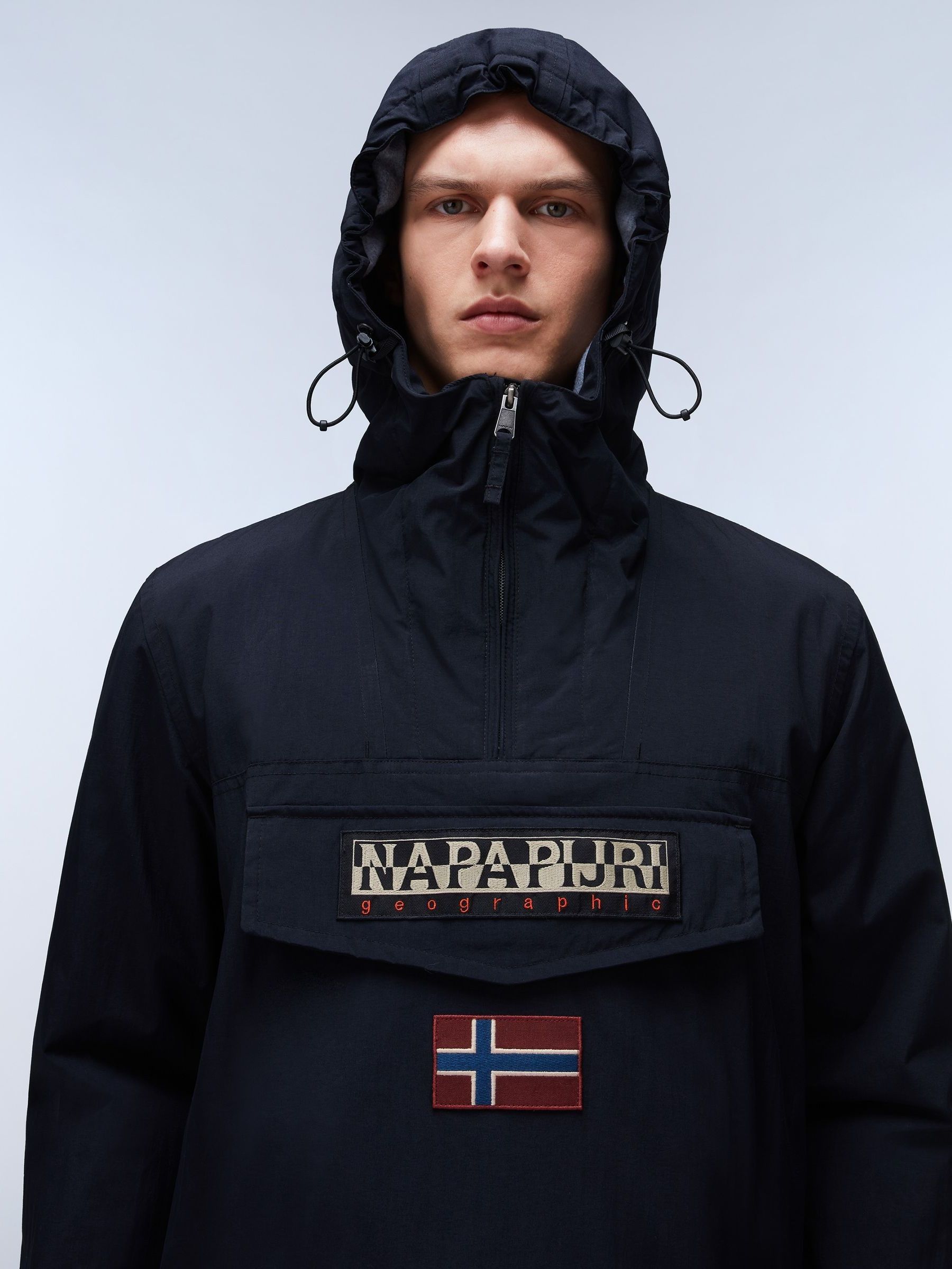 Buy Napapijri Rainforest Ripstop Anorak Black Jacket from Next USA