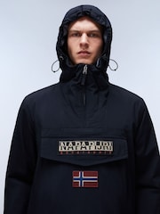 Napapijri Rainforest Ripstop Anorak Μαύρο Μπουφάν/Πανωφόρι - Image 4 of 9