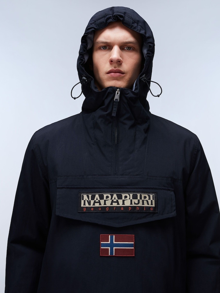Napapijri Rainforest Ripstop Anorak Μαύρο Μπουφάν/Πανωφόρι - Image 4 of 9