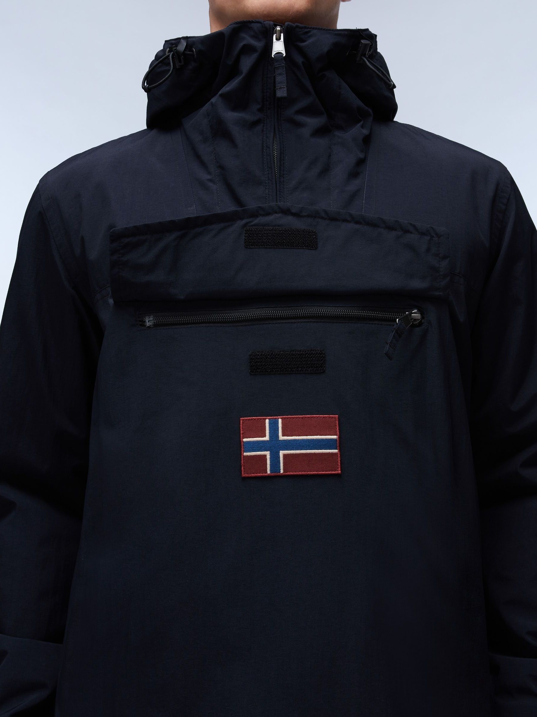 Buy Napapijri Rainforest Ripstop Anorak Black Jacket from Next United Arab Emirates