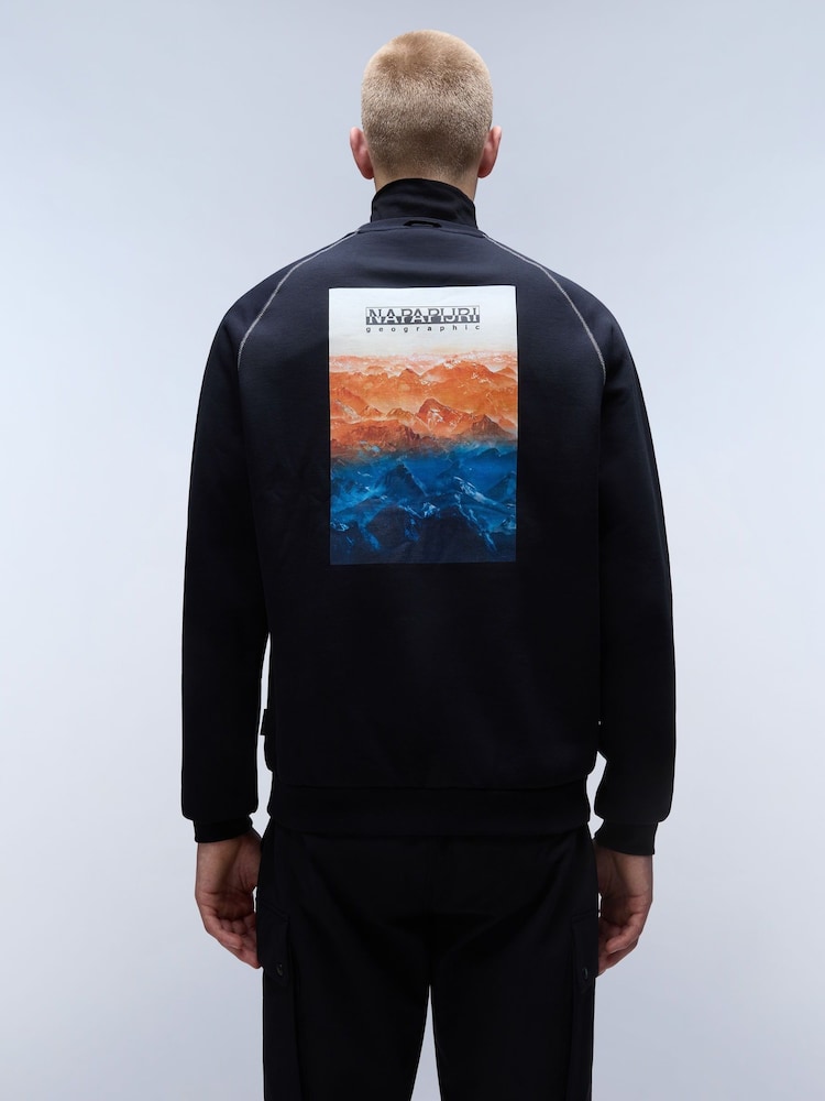 Napapijri Rollin Black Sweatshirt - Image 2 of 6