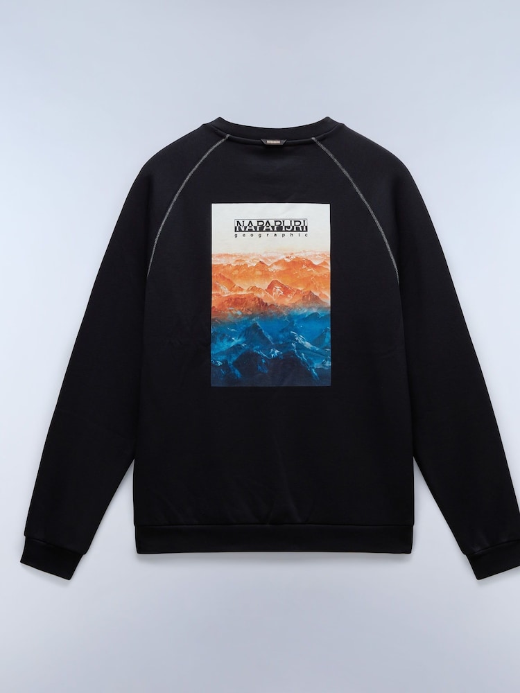 Napapijri Rollin Black Sweatshirt - Image 6 of 6