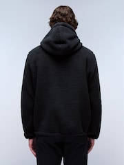 Napapijri Burgee Fleece Black Hoodie - Image 2 of 6