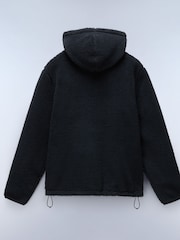 Napapijri Burgee Fleece Black Hoodie - Image 6 of 6