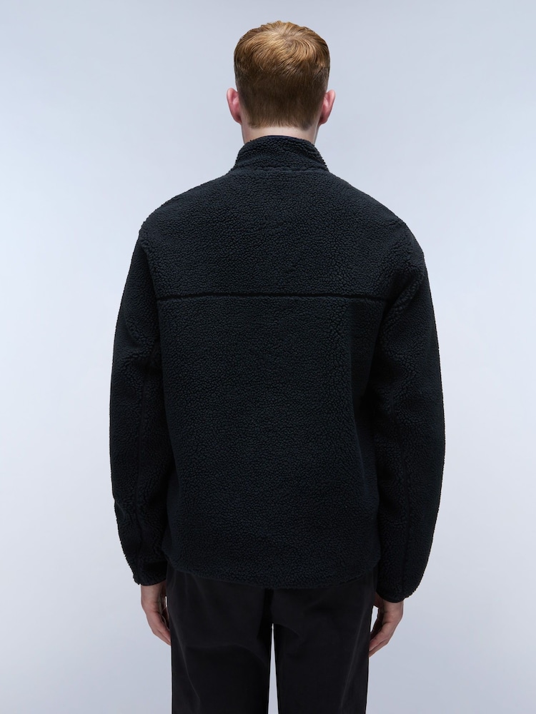 Napapijri Tynik Full-Zip Fleece Black Hoodie - Image 2 of 5