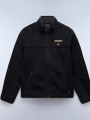 Napapijri Tynik Full-Zip Fleece Black Hoodie - Image 4 of 5