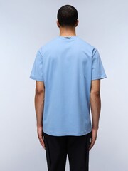 Napapijri Rollin Blue Short Sleeve 100% Cotton T-Shirt - Image 2 of 5