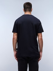 Napapijri Aylmer Black Short Sleeve 100% Cotton T-Shirt - Image 2 of 5