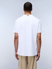 Napapijri Rollin Short Sleeve White 100% Cotton T-Shirt - Image 2 of 4