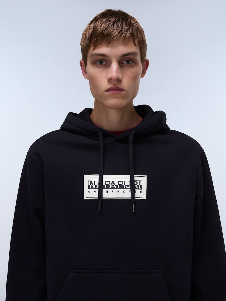 Napapijri Box Black Hoodie - Image 3 of 6