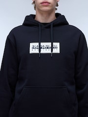 Napapijri Box Black Hoodie - Image 4 of 6