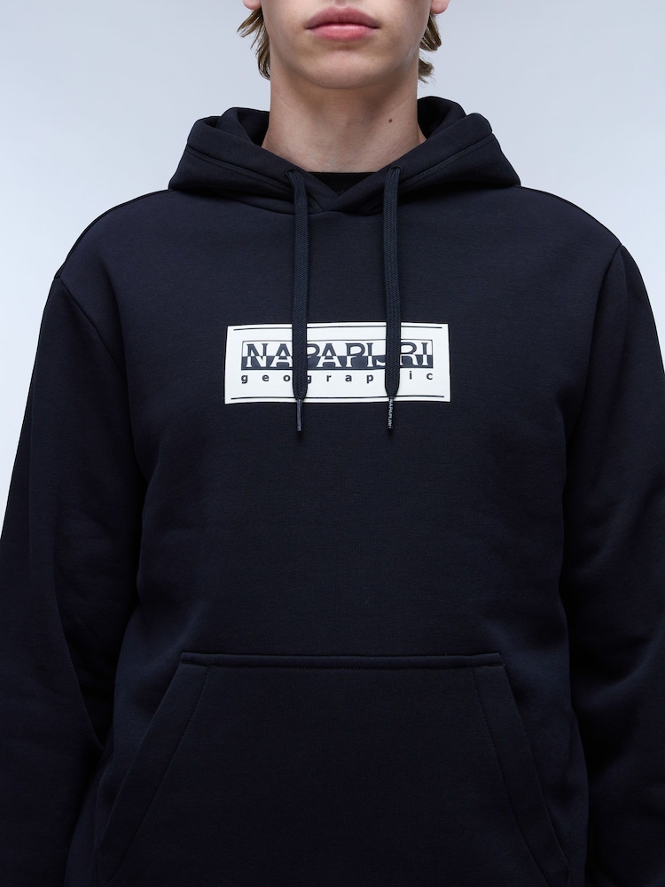 Napapijri Box Black Hoodie - Image 4 of 6