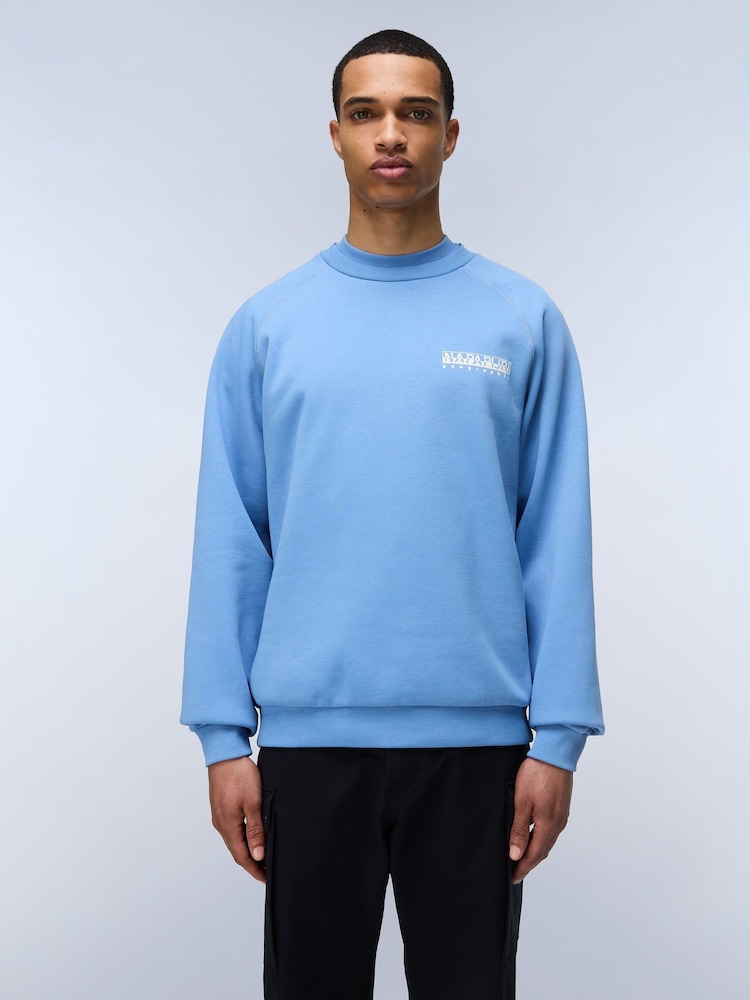 Napapijri Blue Rollin Sweatshirt - Image 1 of 6