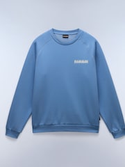 Napapijri Blue Rollin Sweatshirt - Image 5 of 6