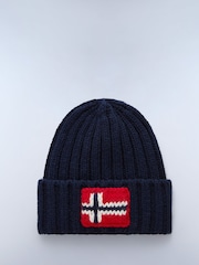 Napapijri Blue Semiury Beanie - Image 1 of 4