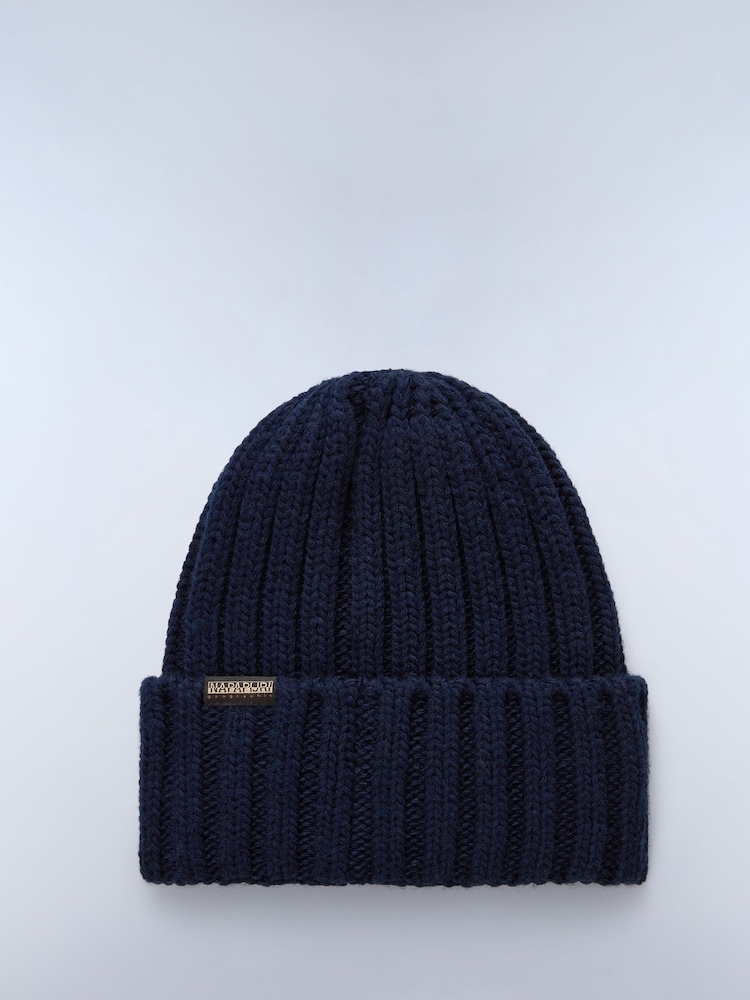 Napapijri Blue Semiury Beanie - Image 2 of 4